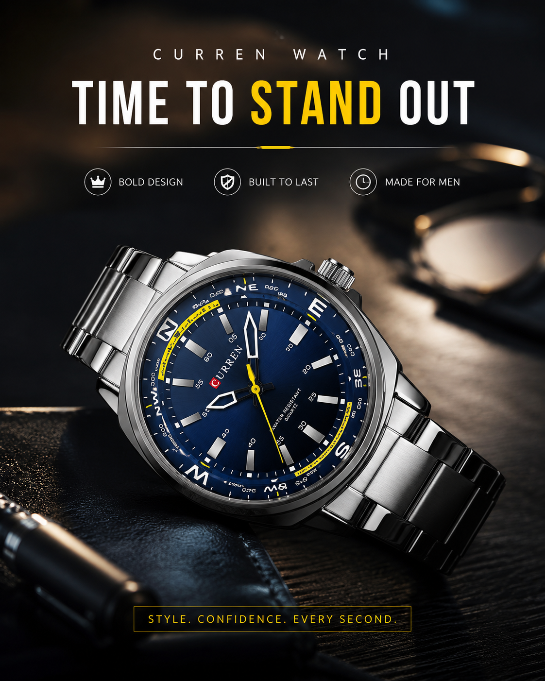 Iconic CURREN Watch For Men's | Your Wrist Deserves Luxury.